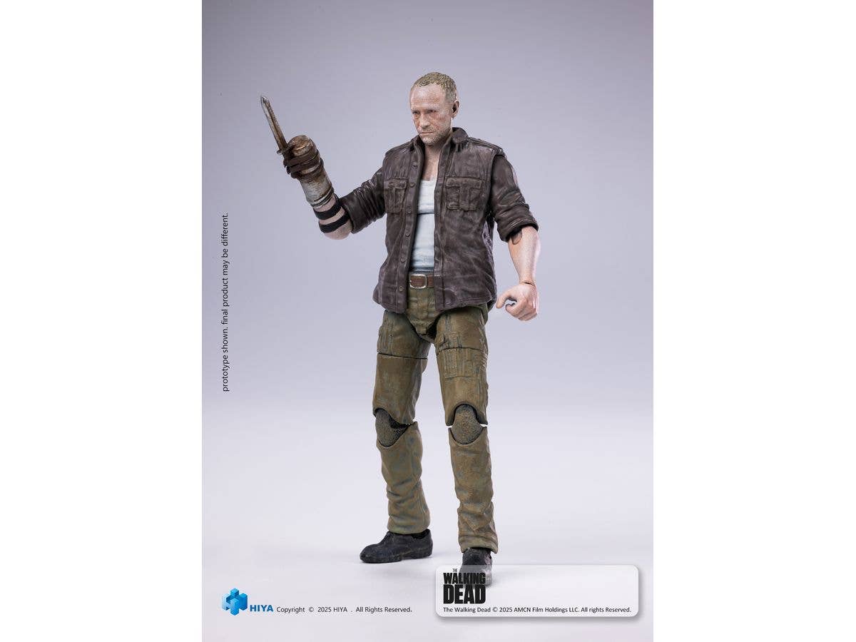 HIYA TOYS Exquisite Mini Series 1/18 Scale 4 Inch The Walking Dead Merle Action Figure | 6957534204692