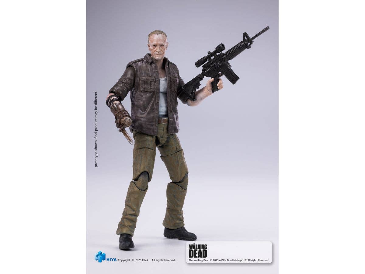 HIYA TOYS Exquisite Mini Series 1/18 Scale 4 Inch The Walking Dead Merle Action Figure | 6957534204692
