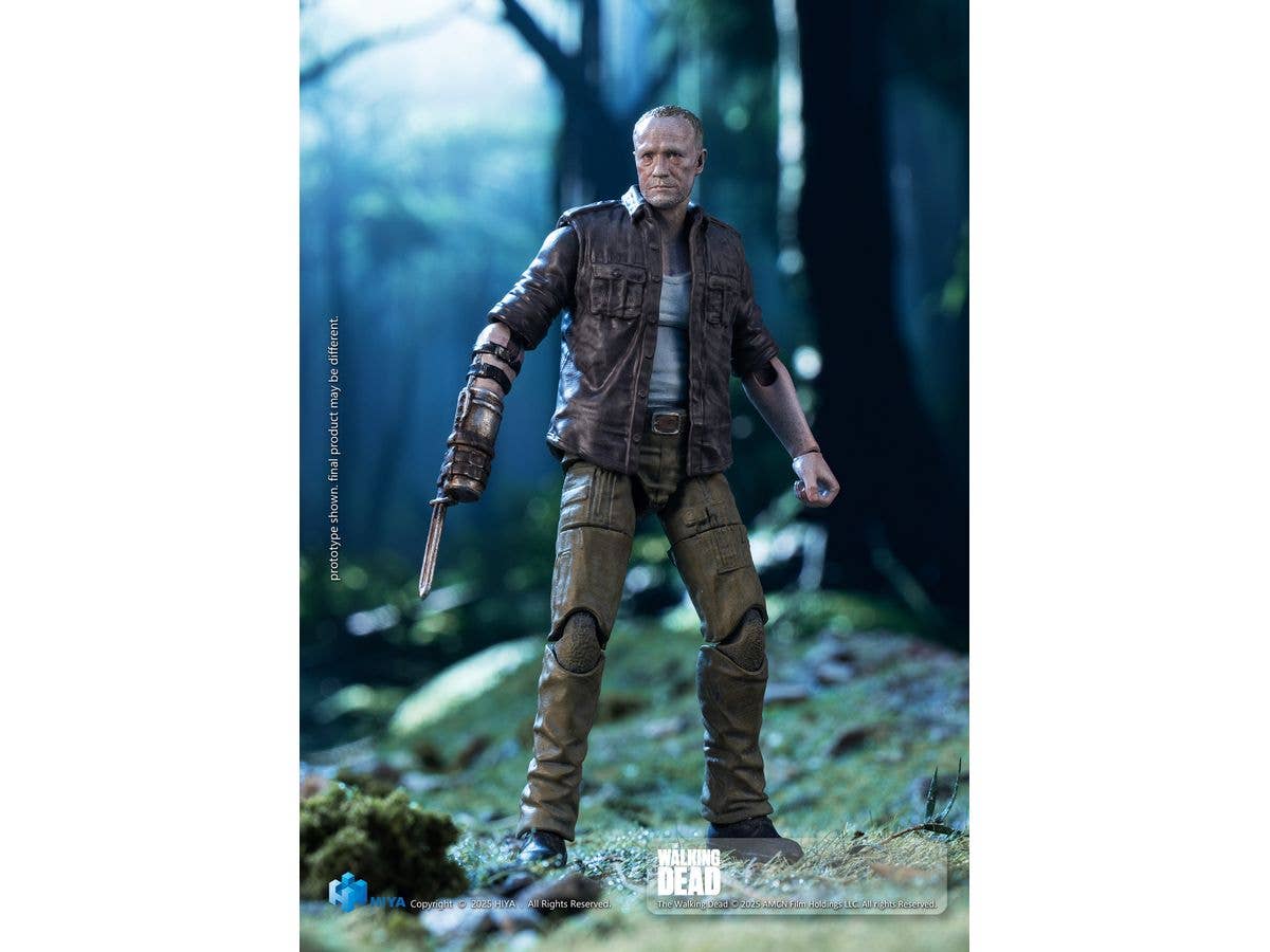HIYA TOYS Exquisite Mini Series 1/18 Scale 4 Inch The Walking Dead Merle Action Figure | 6957534204692