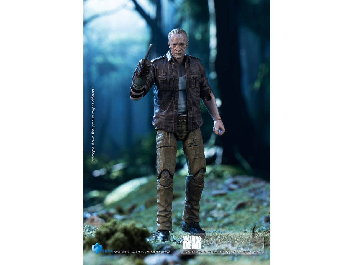 HIYA TOYS Exquisite Mini Series 1/18 Scale 4 Inch The Walking Dead Merle Action Figure | 6957534204692