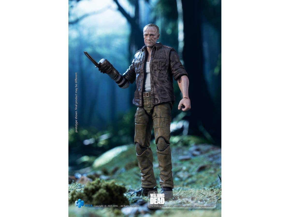 HIYA TOYS Exquisite Mini Series 1/18 Scale 4 Inch The Walking Dead Merle Action Figure | 6957534204692