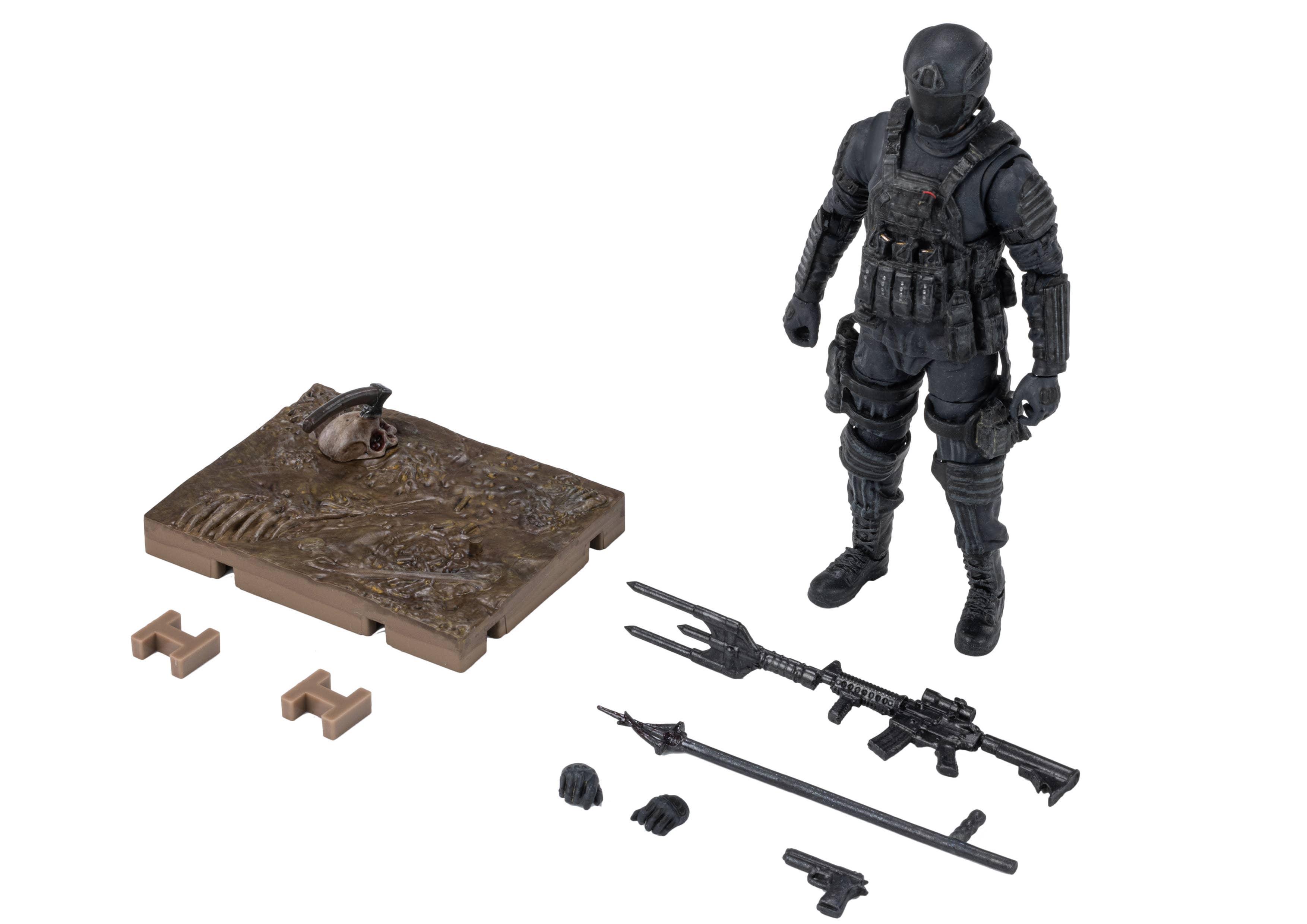 HIYA TOYS Exquisite Mini Series 1/18 Scale 4 Inch The Walking Dead  The  Ones Who Lived CRM Soldier Action Figure | 6957534205286