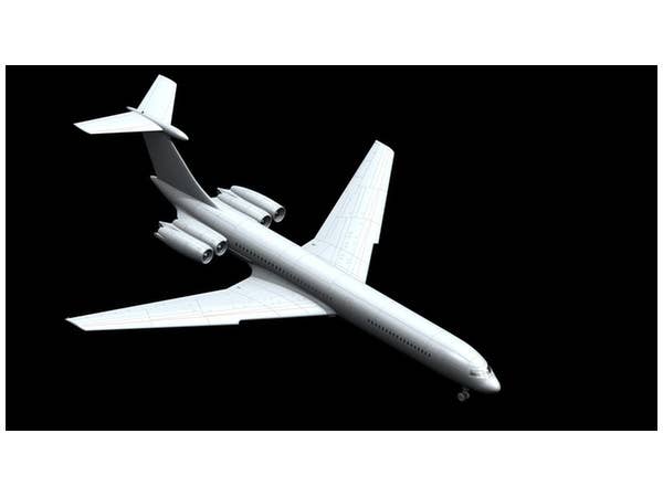 ICM 1/144 Ilyushin-62M, Soviet Passenger Aircraft | 4823044402830