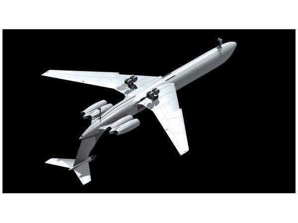 ICM 1/144 Ilyushin-62M, Soviet Passenger Aircraft | 4823044402830