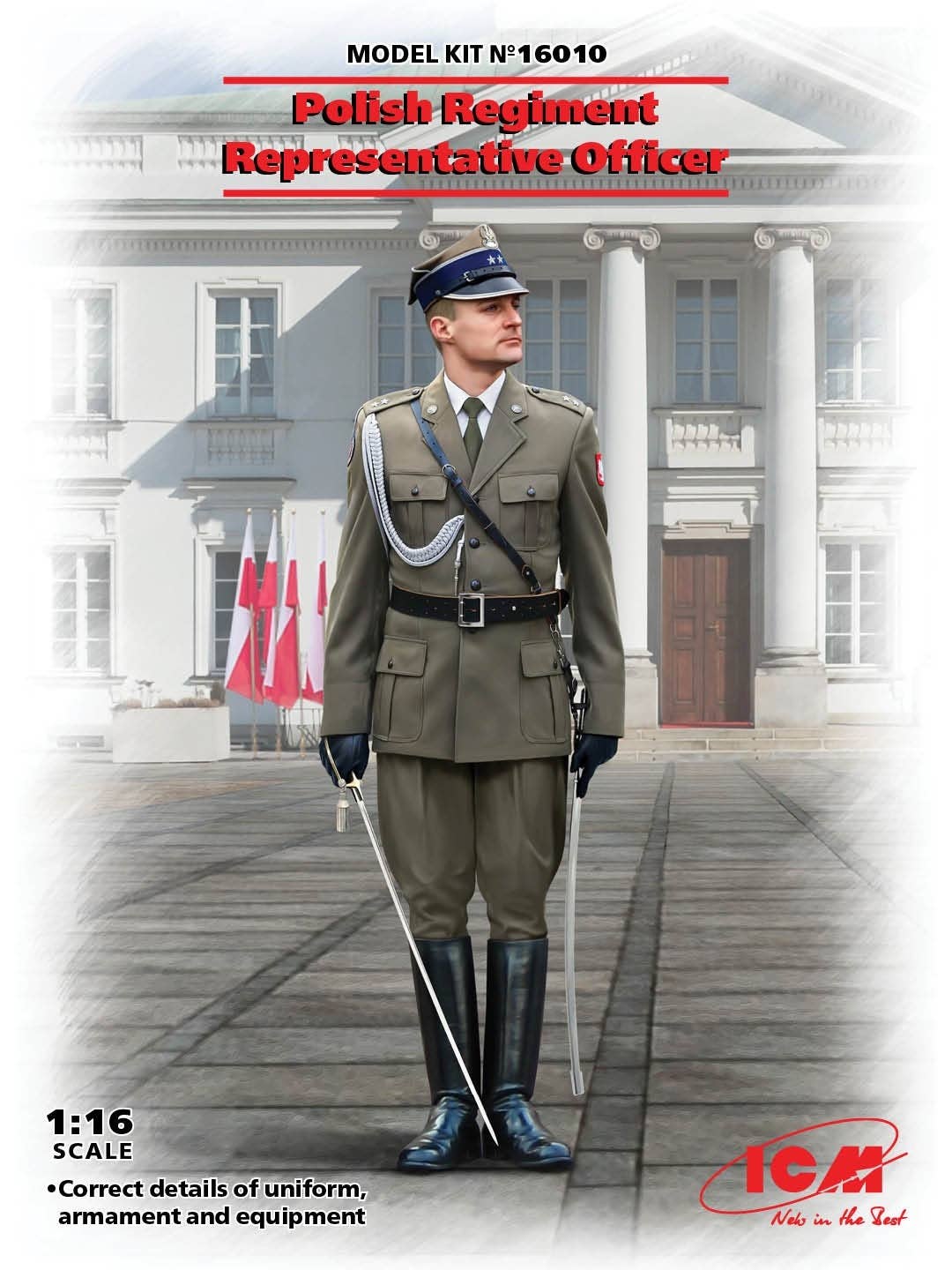 ICM Polish Regiment Representative Officer (100% new molds) | 4823044406203