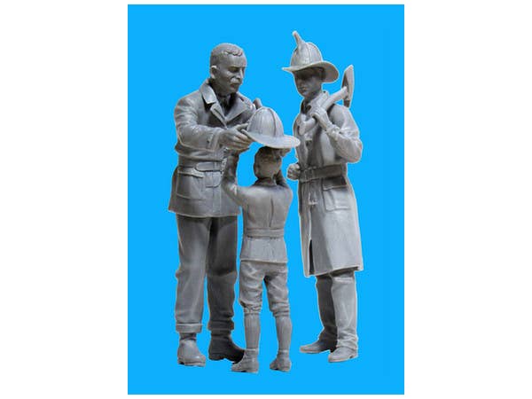 ICM 1/24 American Firemen (1910s) (3 figures) | 4823044404681