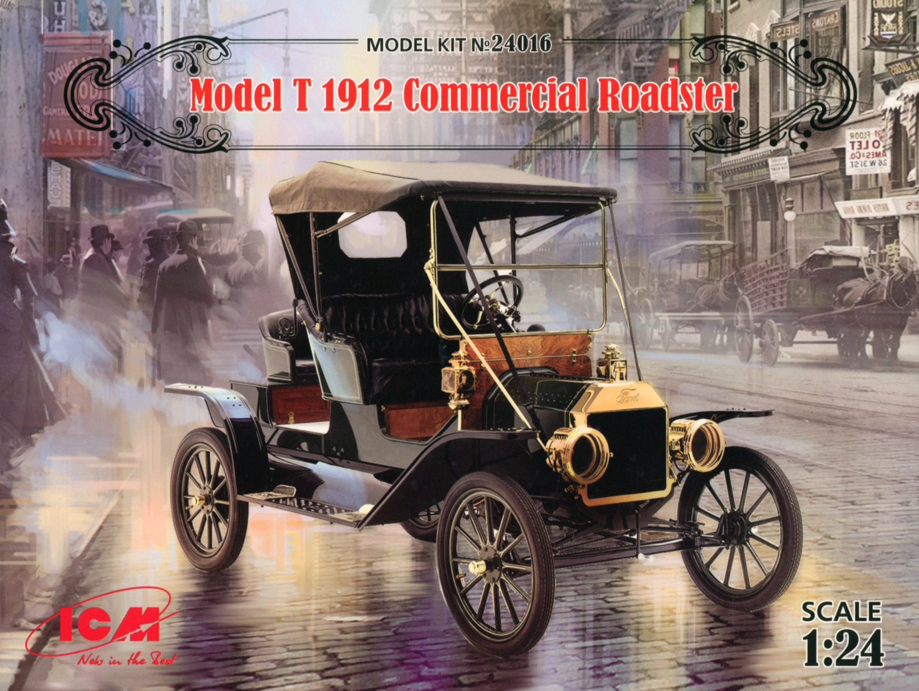 ICM 1/24 Model T 1912 Commercial Roadster, American Car | 4823044405152
