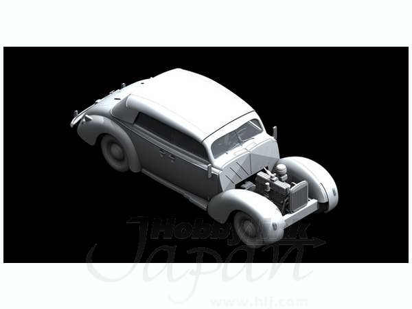ICM 1/24 Admiral Cabriolet  Soft Top, WWII German Passenger Car | 4823044402885