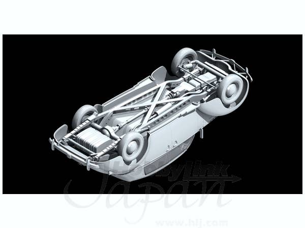 ICM 1/24 Admiral Cabriolet  Soft Top, WWII German Passenger Car | 4823044402885