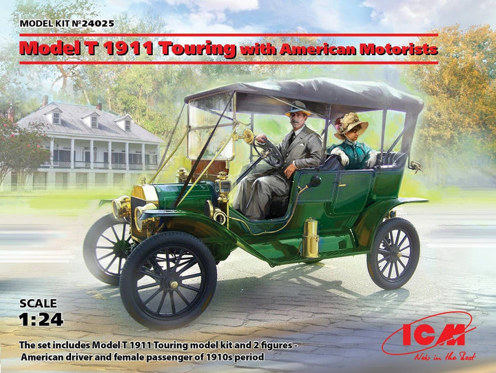 ICM 1/24 Model T 1911 Touring with American Motorists | 4823044406586