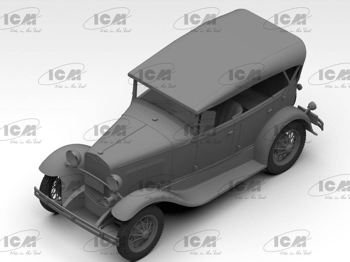 ICM 1/24 Model A Standard Phaeton Soft Top (1930s), American Passenger Car (100% new molds) | 4823044409624