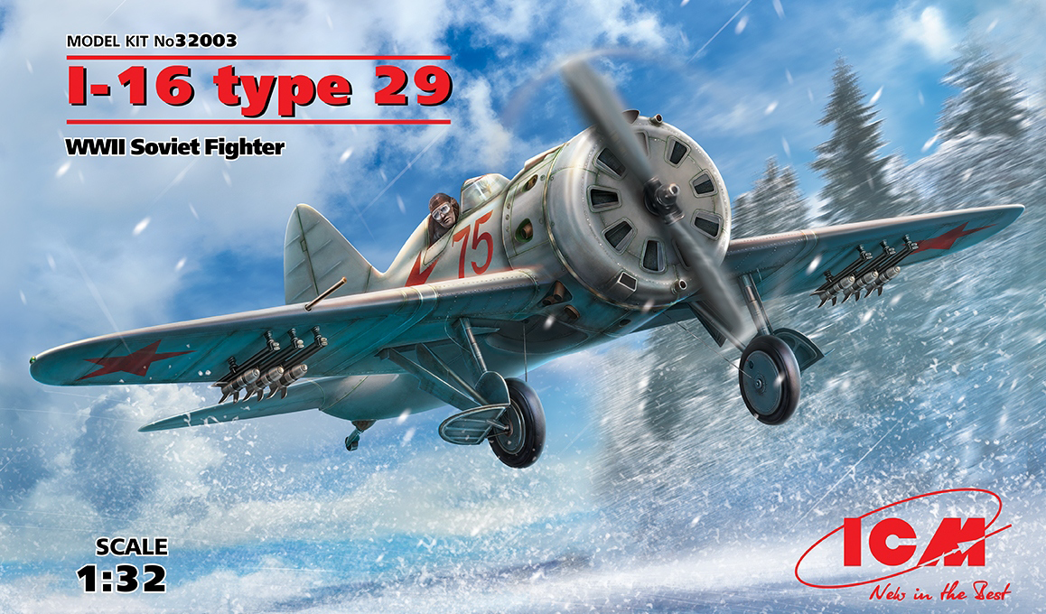 ICM I-16 type 29, WWII Soviet Fighter | 4823044404988