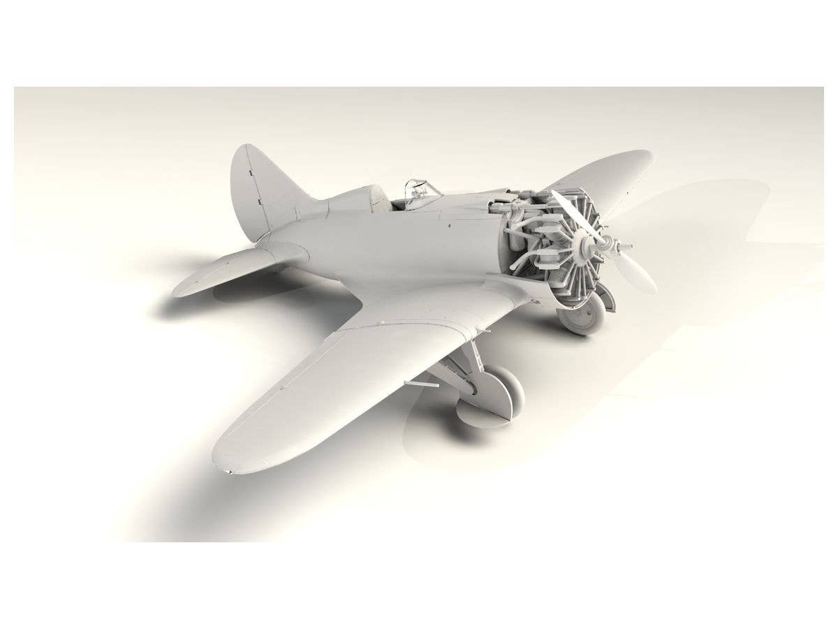 ICM 1/32 I-16 type 10, WWII Soviet Fighter | 4823044405800