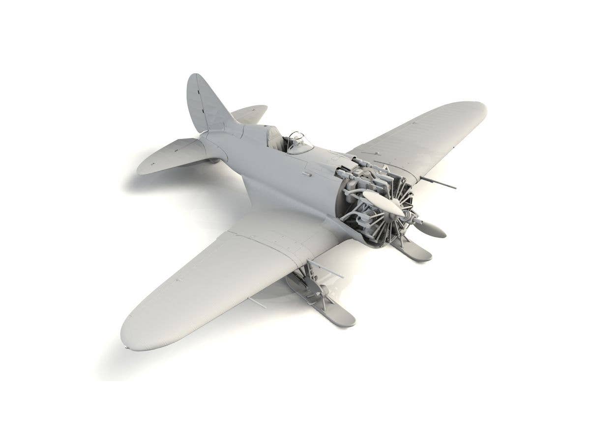 ICM 1/32 I-16 type 17, WWII Soviet Fighter | 4823044405817