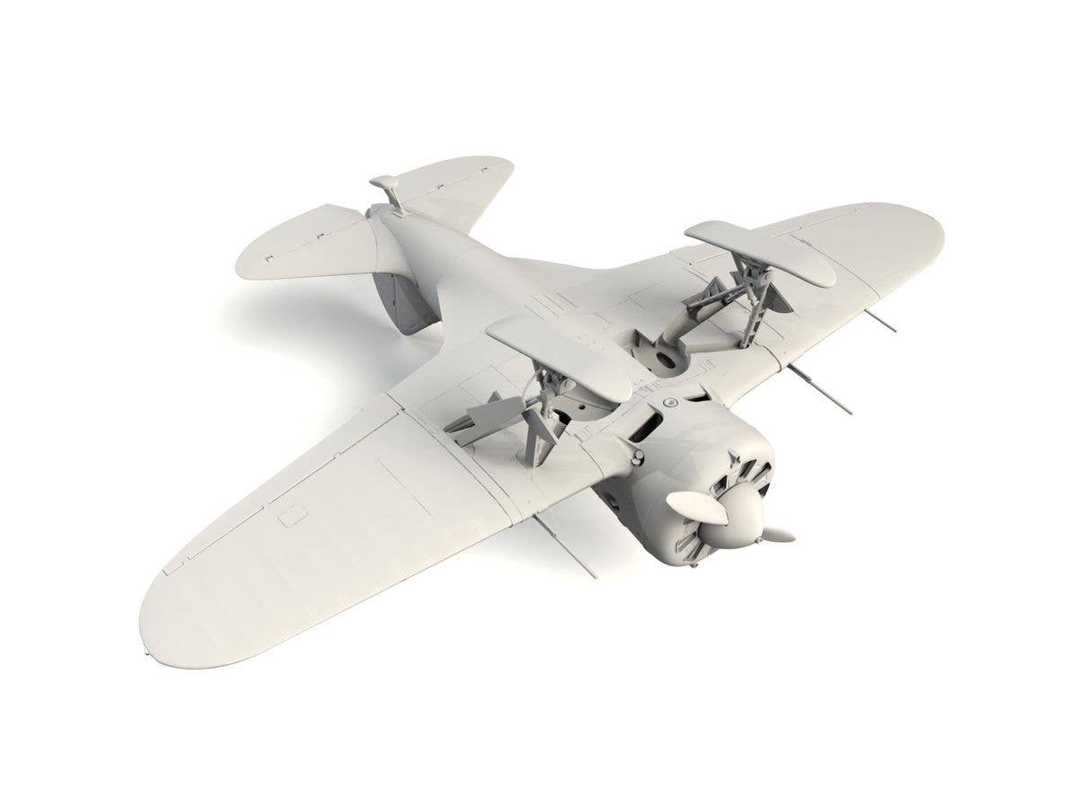 ICM 1/32 I-16 type 17, WWII Soviet Fighter | 4823044405817