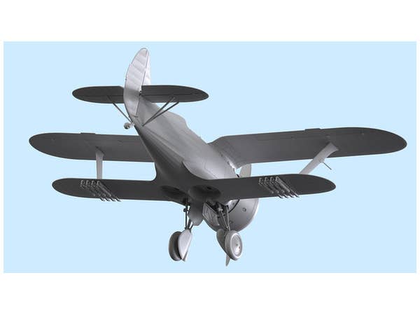 ICM 1/32 I-153 'Chaika', WWII Soviet Fighter | 4823044404995