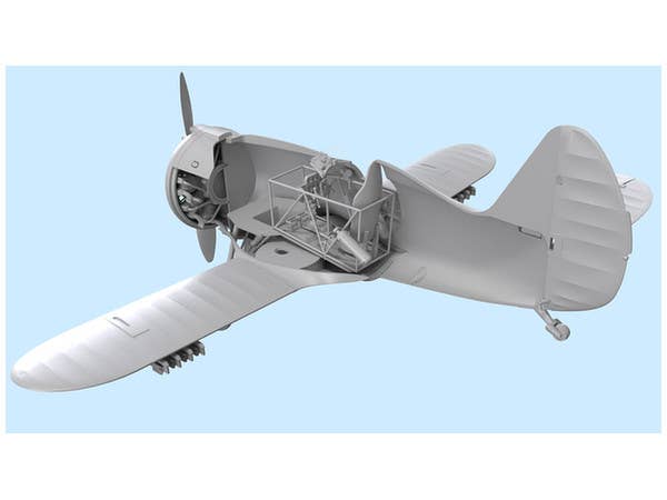ICM 1/32 I-153 'Chaika', WWII Soviet Fighter | 4823044404995