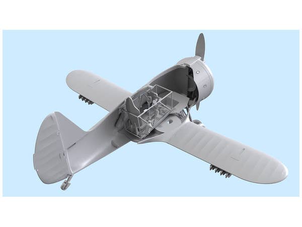 ICM 1/32 I-153 'Chaika', WWII Soviet Fighter | 4823044404995