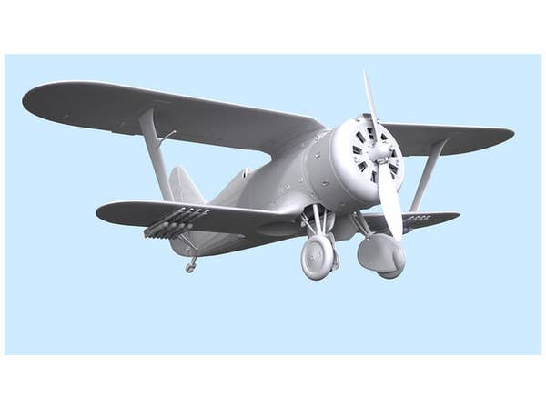 ICM 1/32 I-153 'Chaika', WWII Soviet Fighter | 4823044404995
