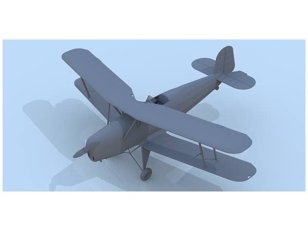 ICM 1/32 Bucker Bu 131D, WWII German Training Aircraft | 4823044405015