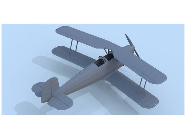 ICM 1/32 Bucker Bu 131D, WWII German Training Aircraft | 4823044405015