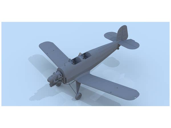 ICM 1/32 Bucker Bu 131D, WWII German Training Aircraft | 4823044405015