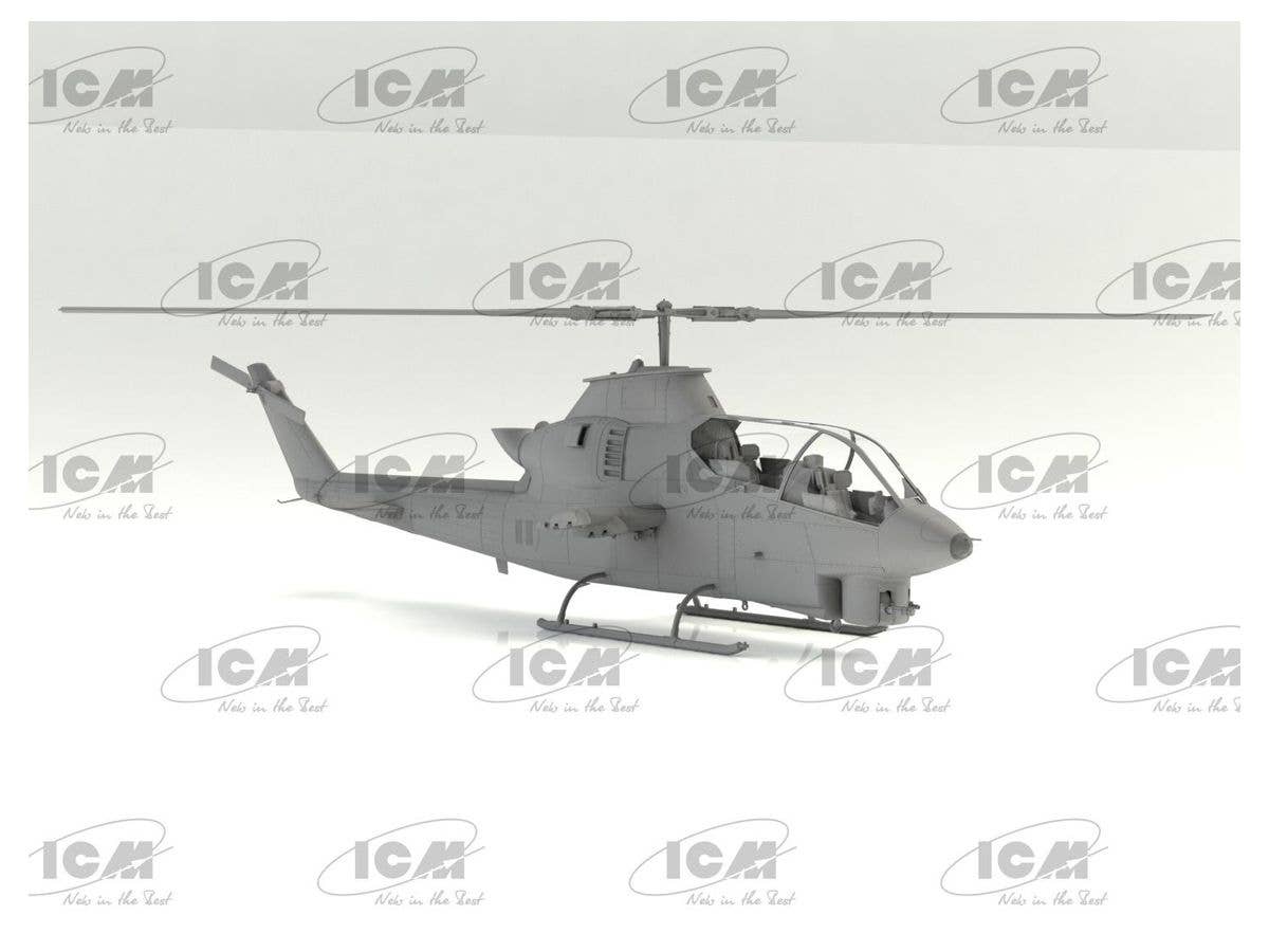 ICM 1/32 AH-1G Cobra with Vietnam War US Helicopter Pilots | 4823044407774