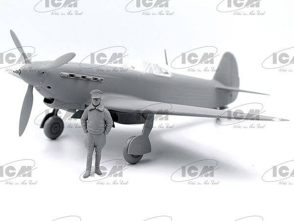 ICM 1/32 Normandy-Neman Plane of Marcel Lefevre (Yak-9T with Marcel Lefevre Figure) | 4823044408696