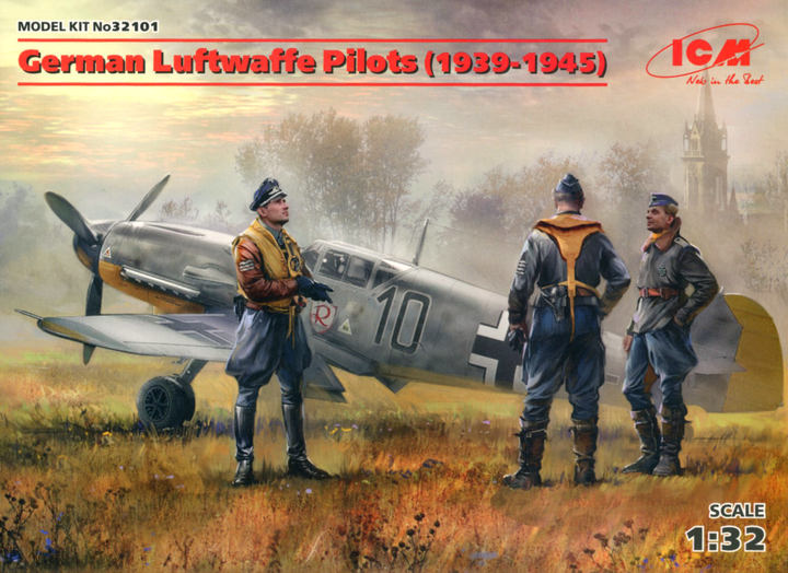 ICM 1/32 German Luftwaffe Pilots (1939-1945) (3 figures) | 4823044405183