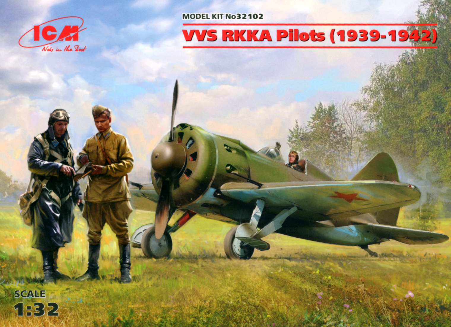 ICM 1/32 VVS RKKA Pilots (1939-1942) (3 figures) | 4823044405190
