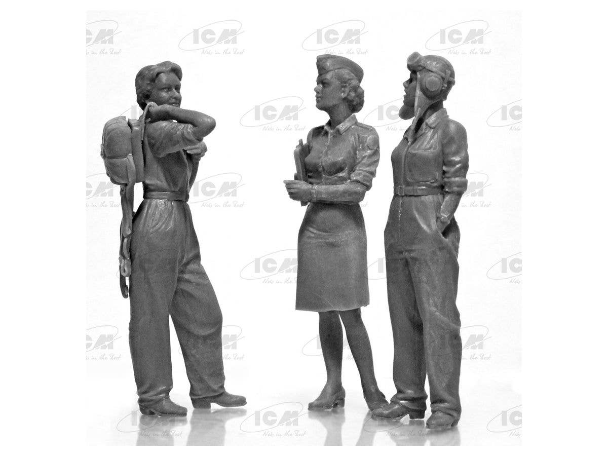 ICM 1/32 US WASP (1943-1945) (3 figures) (100% new molds) | 4823044406098