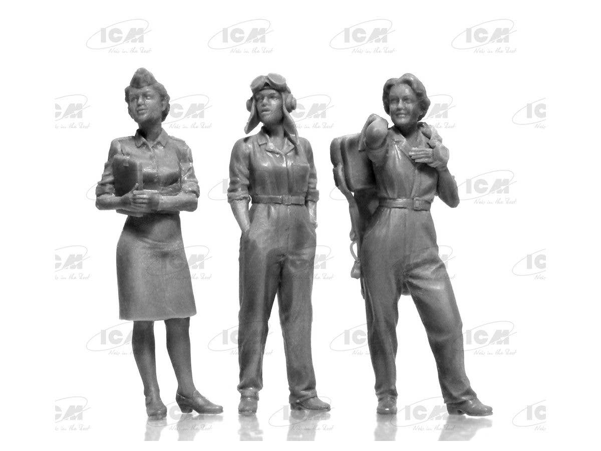 ICM 1/32 US WASP (1943-1945) (3 figures) (100% new molds) | 4823044406098