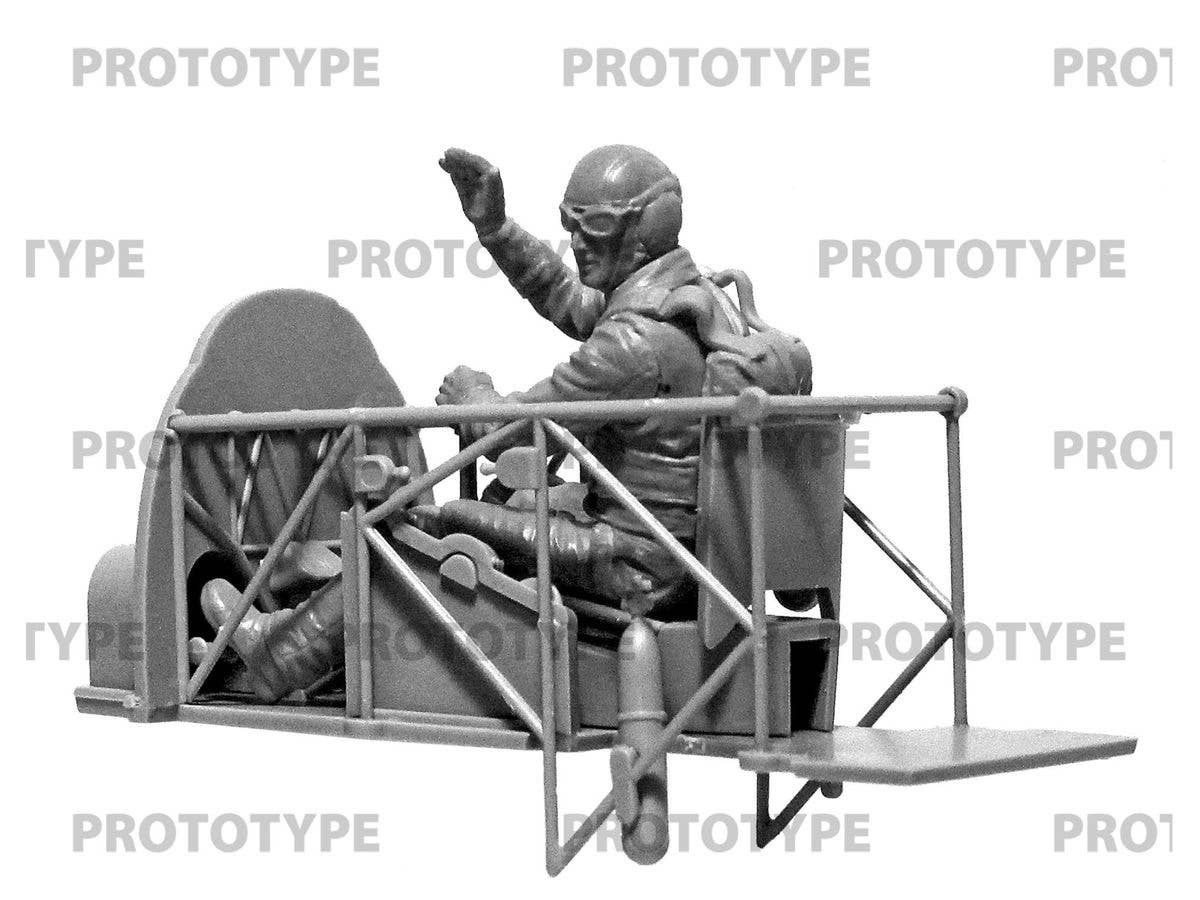 ICM 1/32 WWII Axis Pilots in the Cockpit (German, Italian & Japanese) | 4823044408023