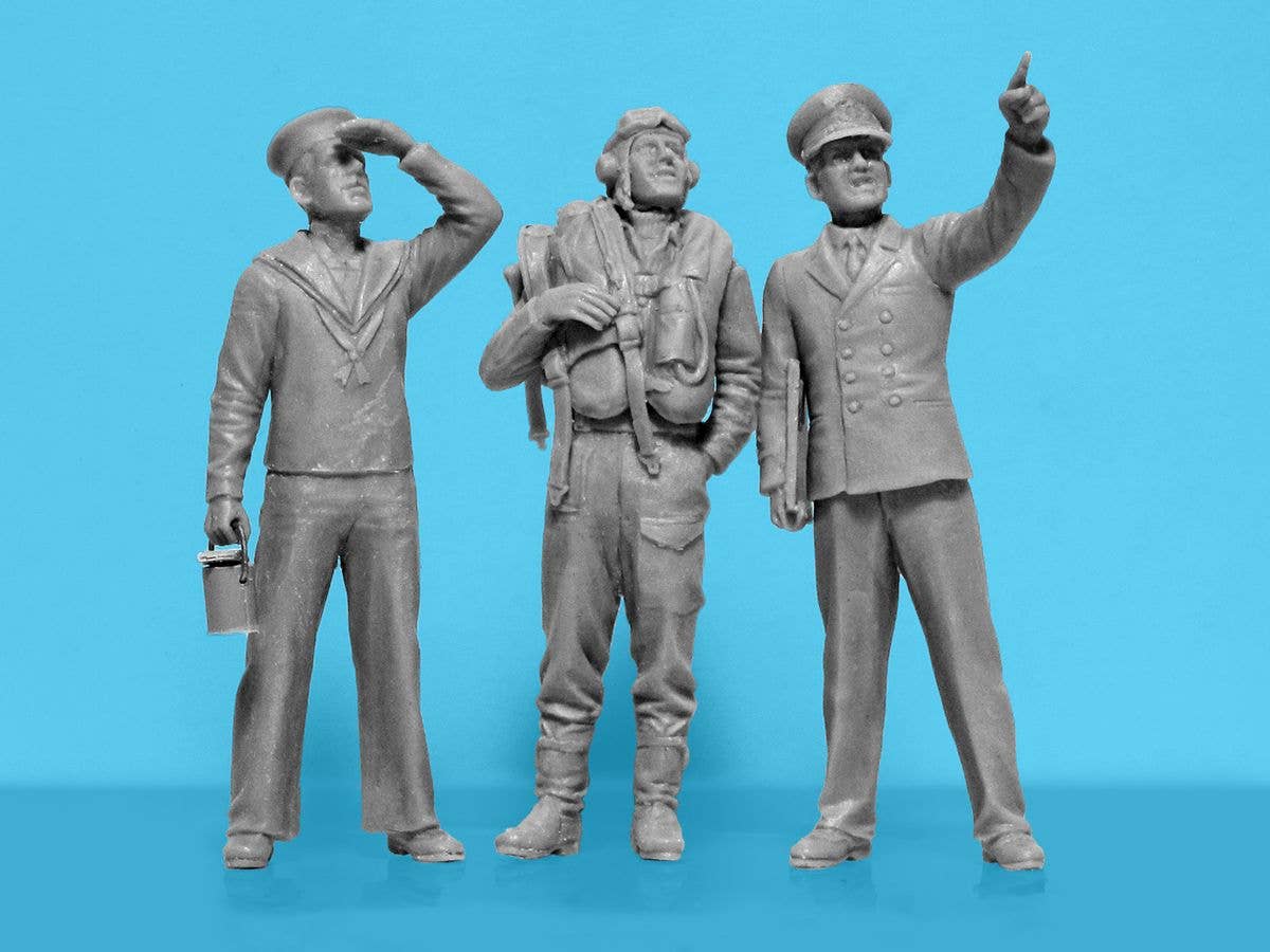 ICM 1/32 WWII Pilots of British Naval Aviation (100% new molds), Figure | 4823044409846