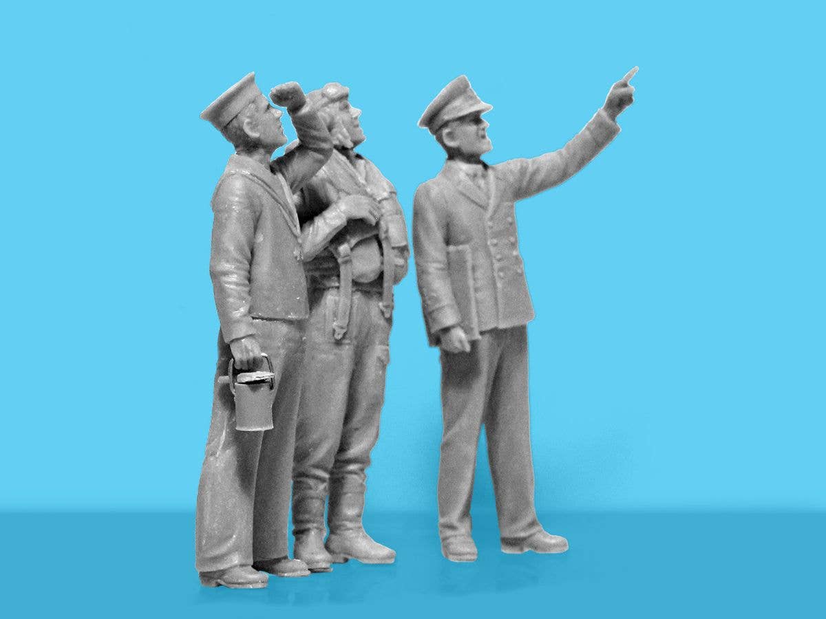 ICM 1/32 WWII Pilots of British Naval Aviation (100% new molds), Figure | 4823044409846