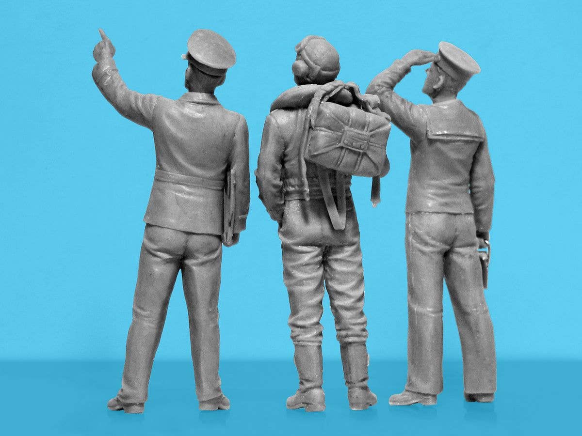 ICM 1/32 WWII Pilots of British Naval Aviation (100% new molds), Figure | 4823044409846