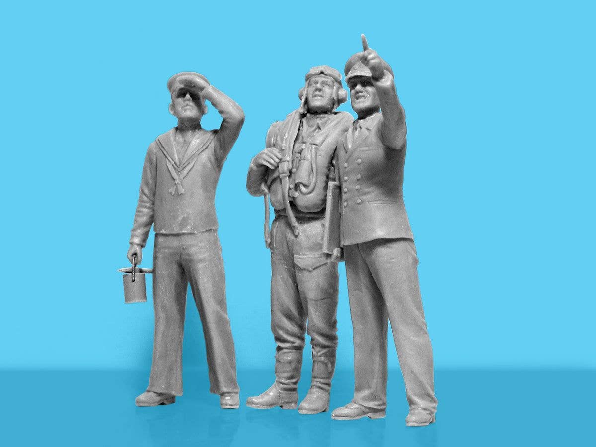ICM 1/32 WWII Pilots of British Naval Aviation (100% new molds), Figure | 4823044409846