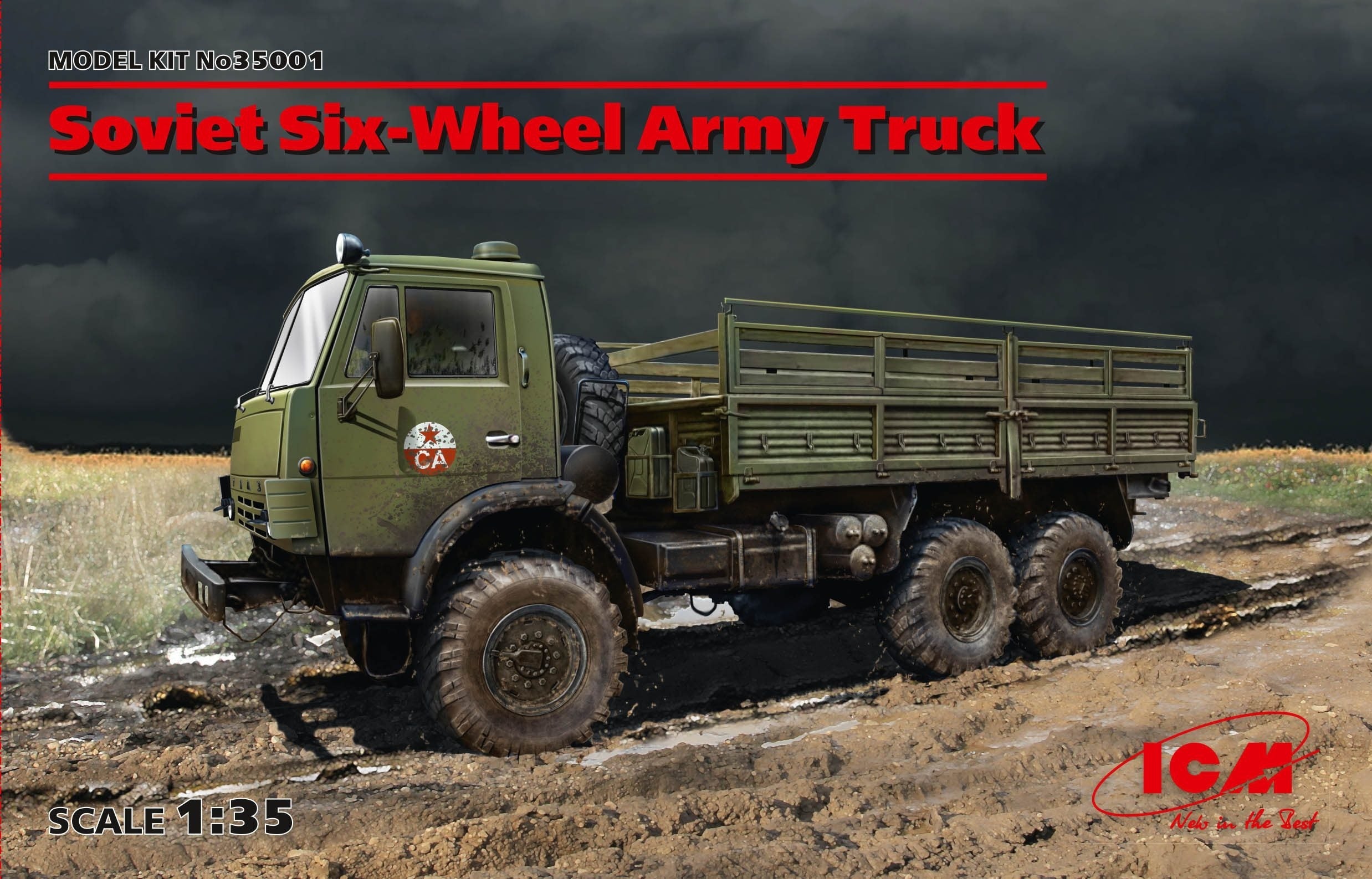 ICM 1/35 Soviet Six-Wheel Army Truck - UPC 5907747900196 | 5907747900196