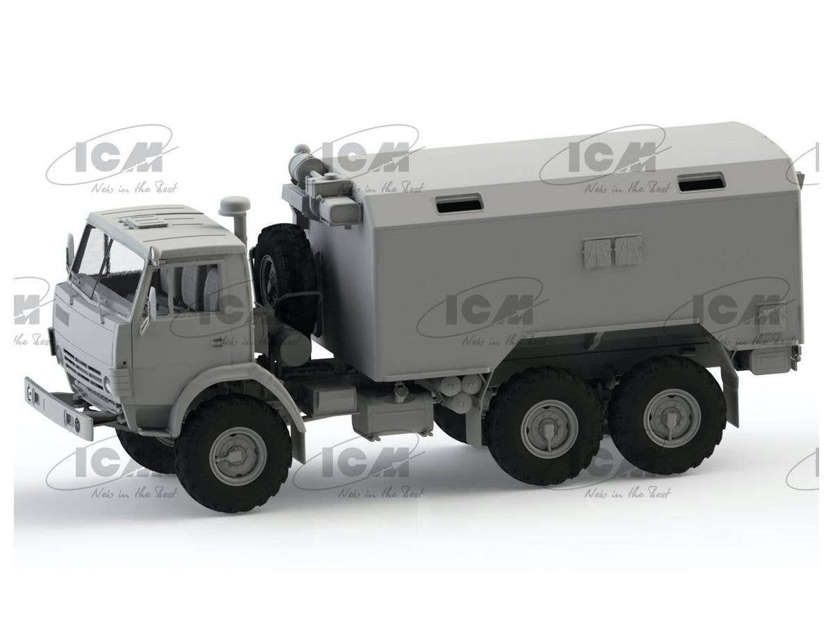 ICM 1/35 Soviet Six-Wheel Army Truck with Shelter | 4823044407941