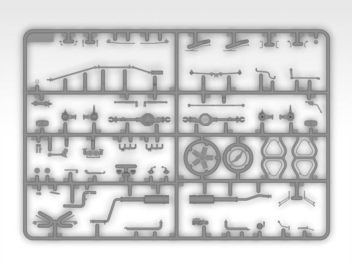 ICM 1/35 AR-2 (43105), Hose fire truck | 4823044408849