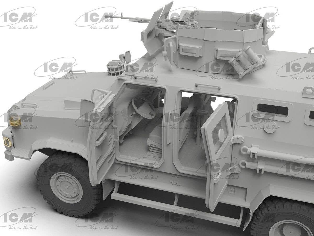 ICM 1/35  'Kozak-2', Ukrainian MRAP-class Armored Vehicle (100% new molds), Vehicle | 4823044409563