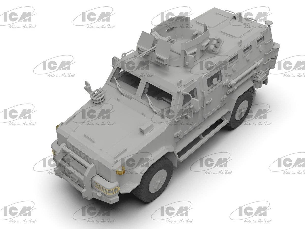 ICM 1/35  'Kozak-2', Ukrainian MRAP-class Armored Vehicle (100% new molds), Vehicle | 4823044409563