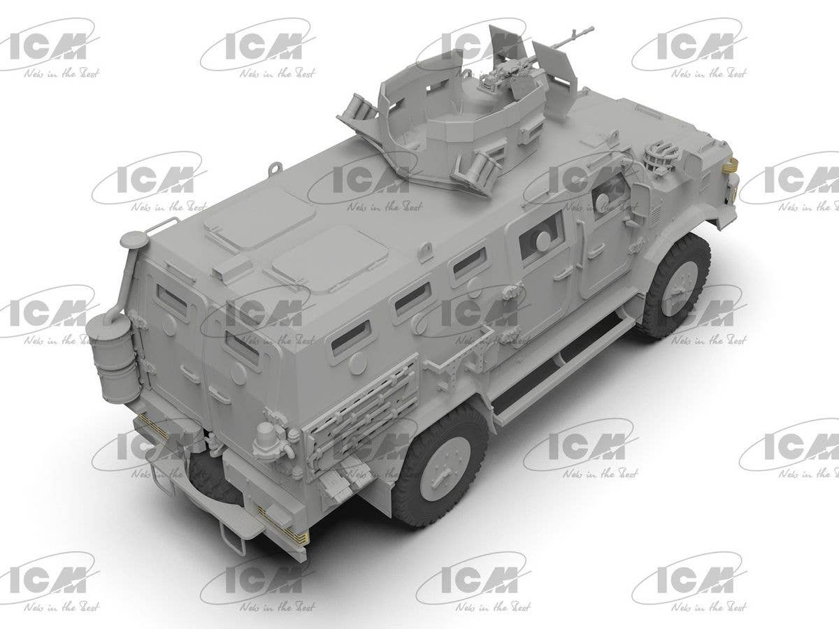 ICM 1/35  'Kozak-2', Ukrainian MRAP-class Armored Vehicle (100% new molds), Vehicle | 4823044409563