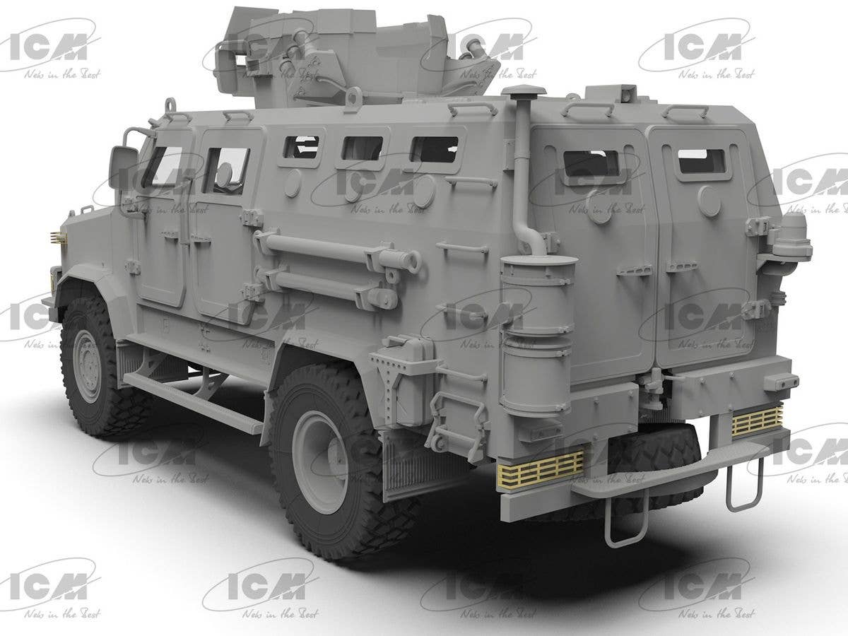 ICM 1/35  'Kozak-2', Ukrainian MRAP-class Armored Vehicle (100% new molds), Vehicle | 4823044409563