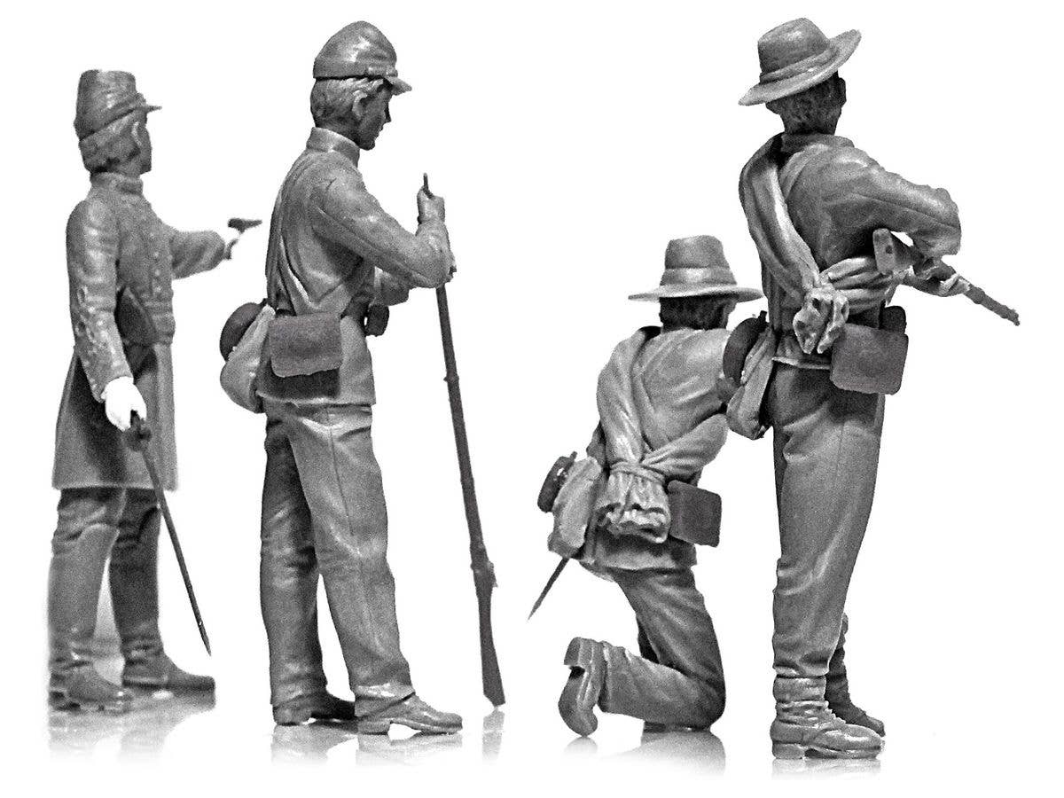 ICM 1/35 American Civil War Confederate Infantry (new molds) 1/35 Scale | 4823044406128