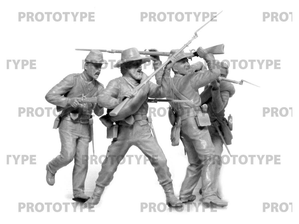 ICM 1/35 American Civil War Confederate Infantry. Set #2 (100% new molds) | 4823044409075