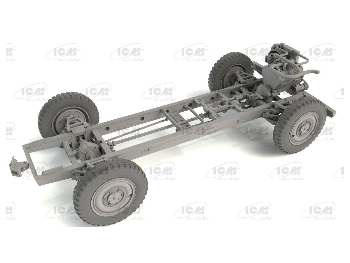 ICM 1/35 Sd.Kfz. 247 Ausf.B, German Command Armoured Vehicle (100% new molds) | 4823044406456