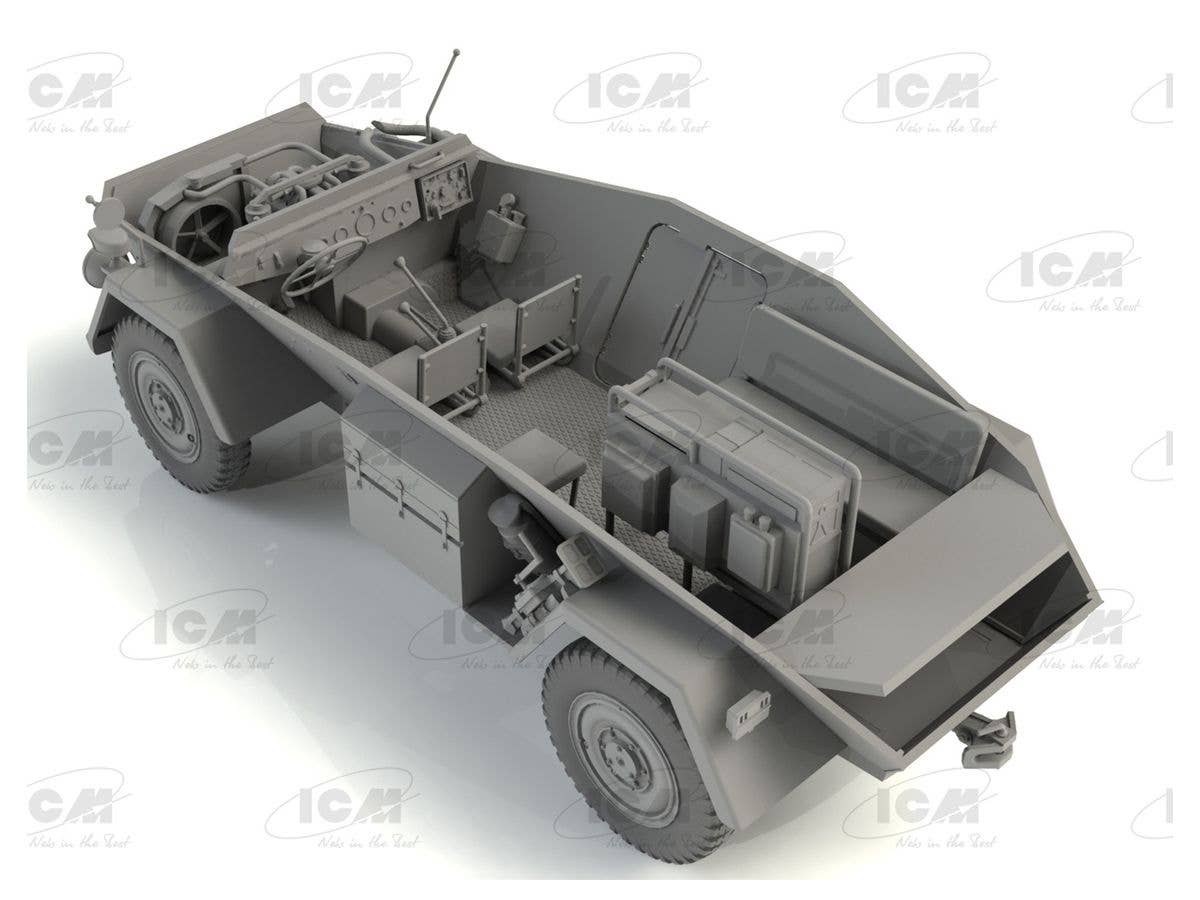 ICM 1/35 Sd.Kfz. 247 Ausf.B with Crew | 4823044407552