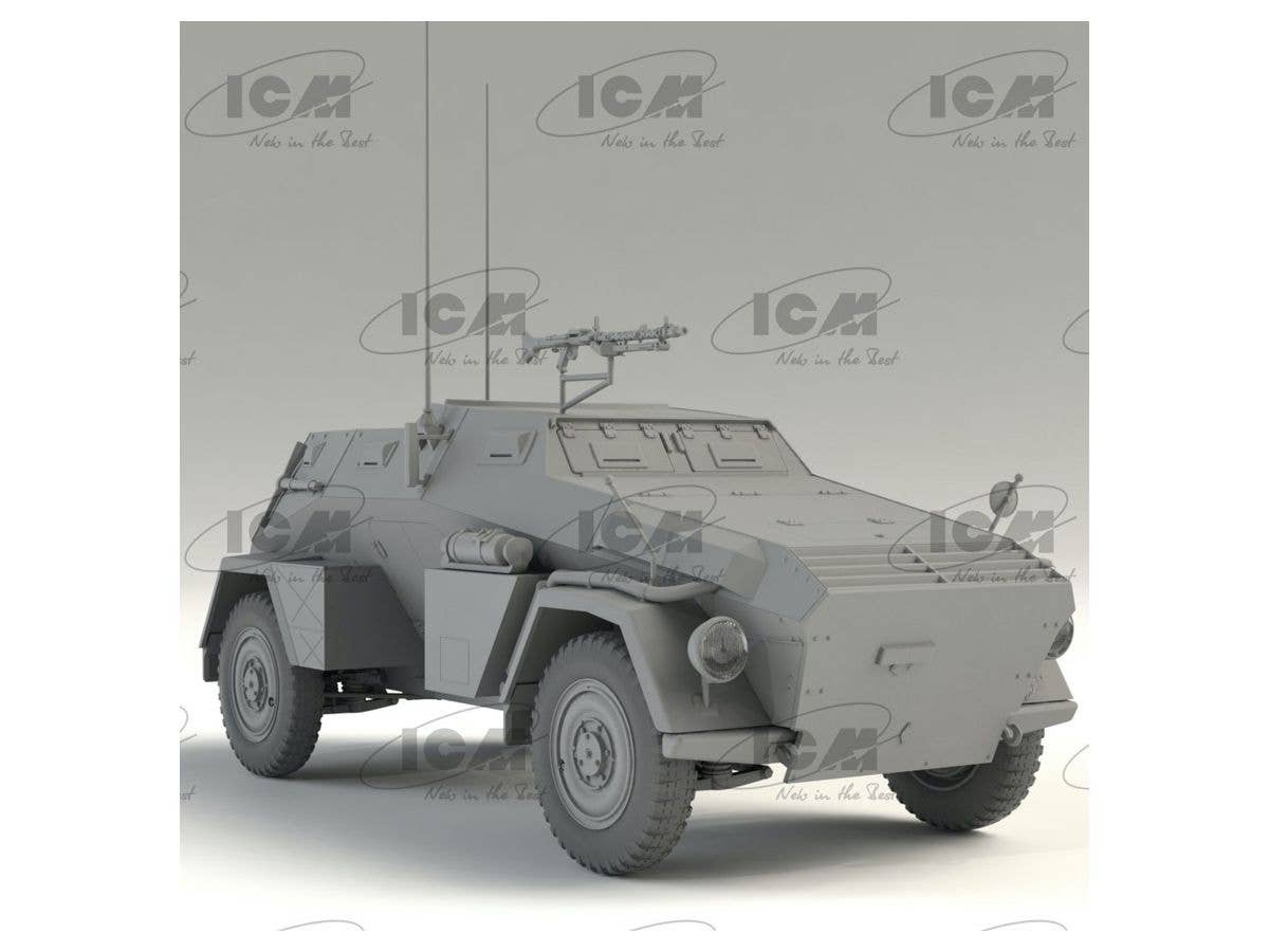 ICM 1/35 Sd.Kfz. 247 Ausf.B With MG 34 Machine Gun | 4823044408498