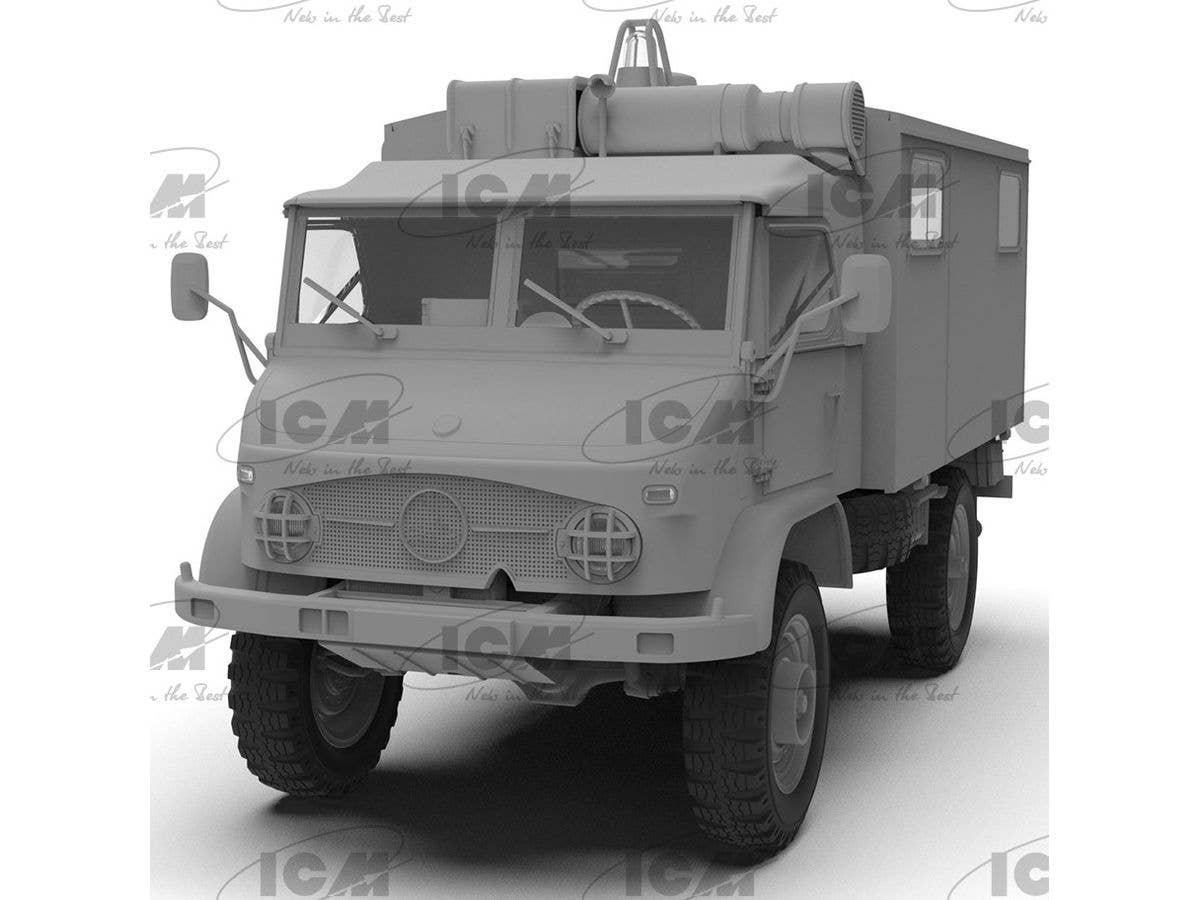 ICM 1/35 Unimog S 404, German Military Ambulance, Vehicle | 4823044409600